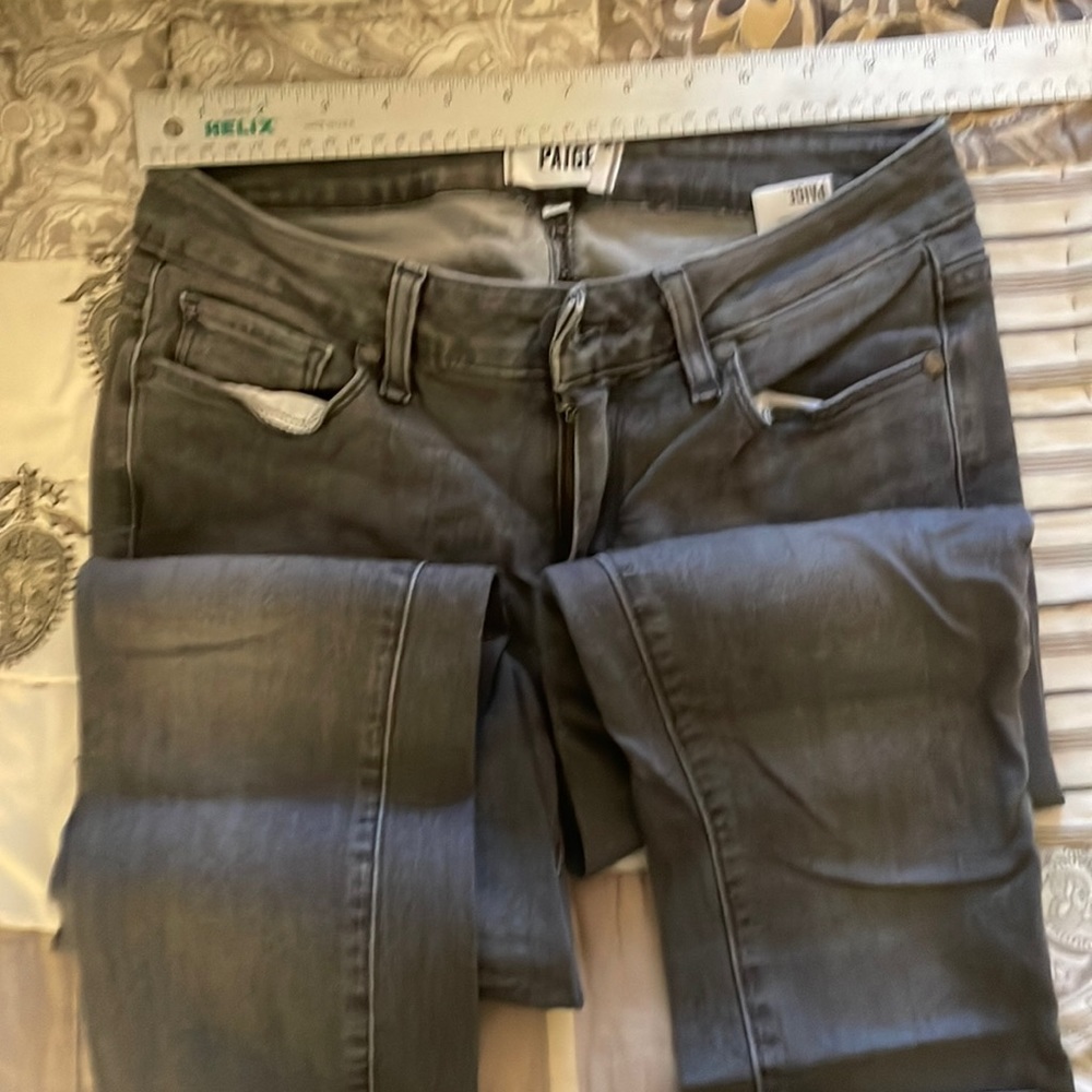 Paige Verdugo ultra skinny grey jeggings
